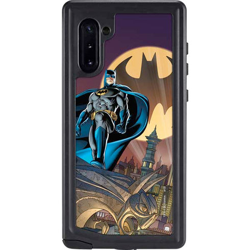 DC Comics Batman Action Pose 90's art Galaxy Note 10 Waterproof Case
