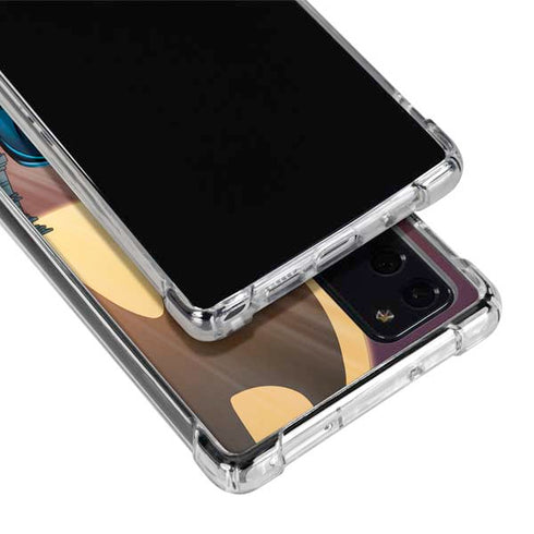 DC Comics Batman Action Pose 90's art Galaxy Note20 5G Clear Case