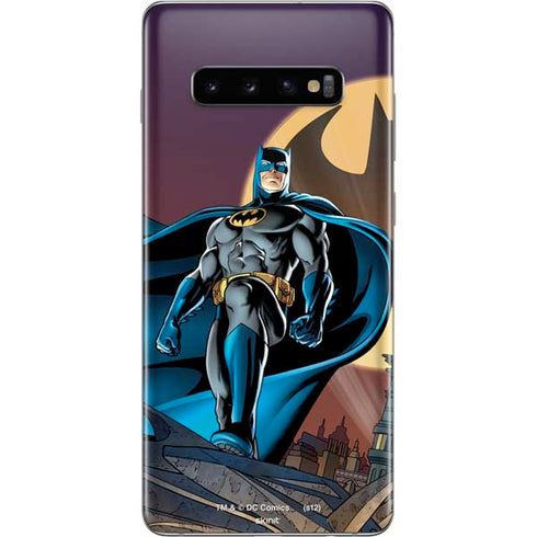 DC Comics Batman Action Pose 90's art Galaxy S10 Plus Skin