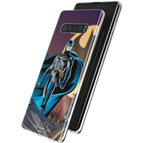 DC Comics Batman Action Pose 90's art Galaxy S10 Plus Skin