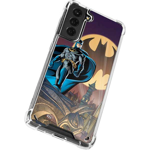 DC Comics Batman Action Pose 90's art Galaxy S21 5G Clear Case