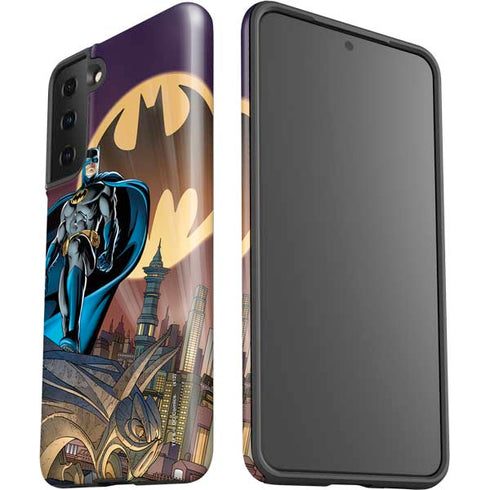DC Comics Batman Action Pose 90's art Galaxy S21 FE Pro Case