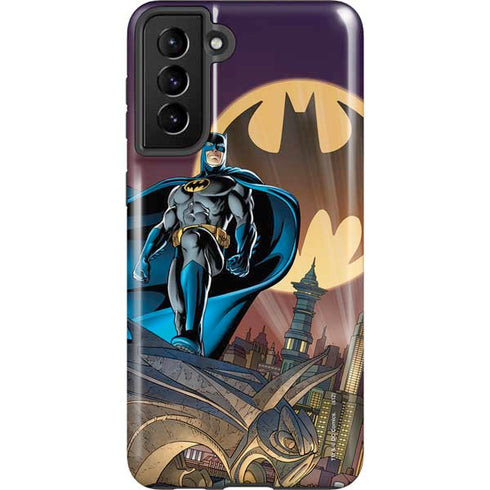 DC Comics Batman Action Pose 90's art Galaxy S21 Plus 5G Pro Case