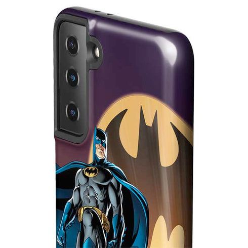 DC Comics Batman Action Pose 90's art Galaxy S21 Plus 5G Pro Case