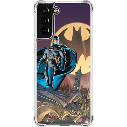 DC Comics Batman Action Pose 90's art Galaxy S22 Plus Clear Case