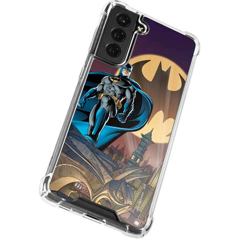 DC Comics Batman Action Pose 90's art Galaxy S22 Plus Clear Case
