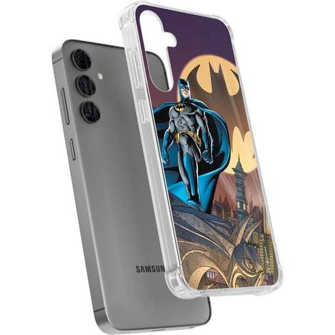 DC Comics Batman in the Sky Galaxy S24 Plus Clear Case