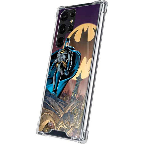 DC Comics Batman in the Sky Galaxy S24 Ultra Clear Case