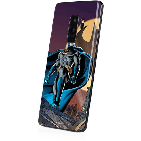 DC Comics Batman Action Pose 90's art Galaxy S9 Plus Skin