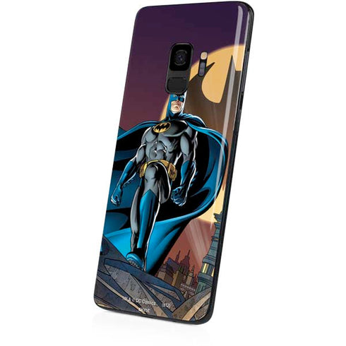 DC Comics Batman Action Pose 90's art Galaxy S9 Skin
