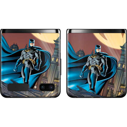 DC Comics Batman Action Pose 90's art Galaxy Z Flip Skin