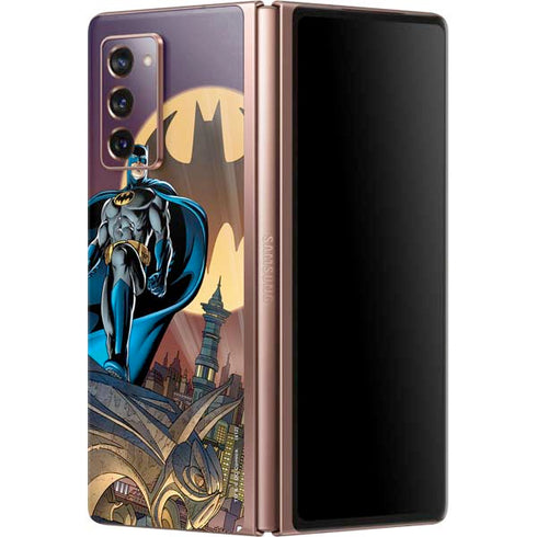 DC Comics Batman Action Pose 90's art Galaxy Z Fold2 5G Skin