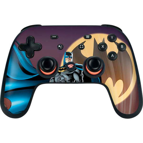 DC Comics Batman Action Pose 90's art Google Stadia Controller Skin