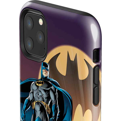 DC Comics Batman Action Pose 90's art iPhone 11 Pro Max Impact Case