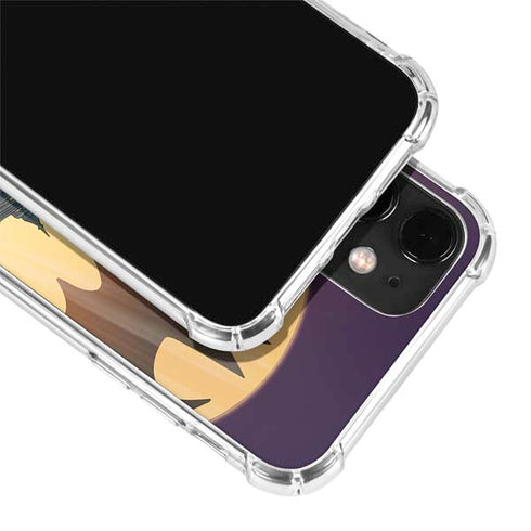 DC Comics Batman Action Pose 90's art iPhone 12 Clear Case