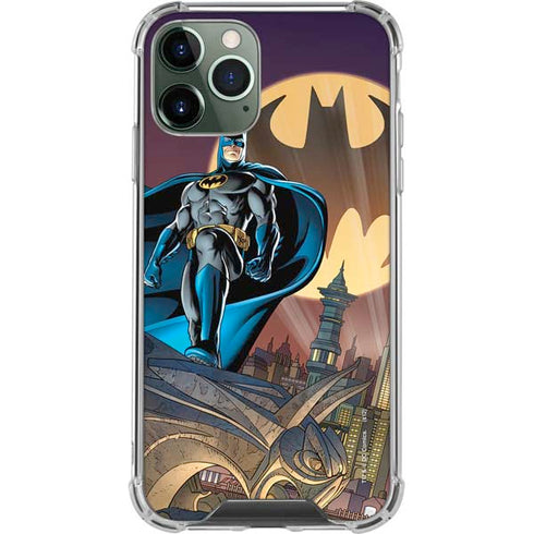DC Comics Batman Action Pose 90's art iPhone 12 Pro Clear Case