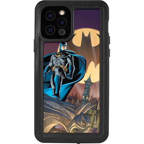 DC Comics Batman Action Pose 90's art iPhone 12 Pro Waterproof Case