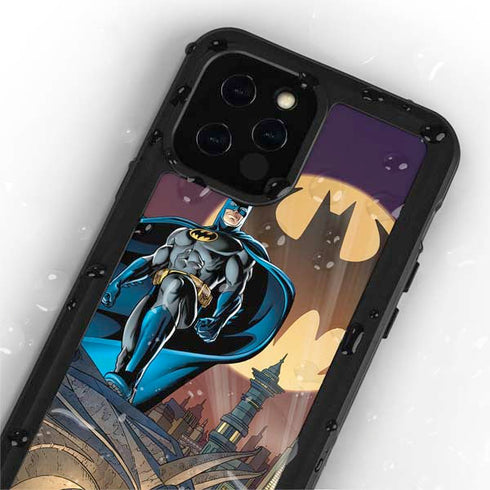 DC Comics Batman Action Pose 90's art iPhone 12 Pro Waterproof Case