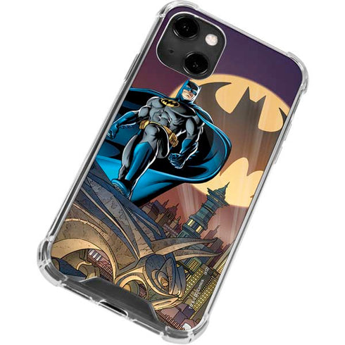 DC Comics Batman Action Pose 90's art iPhone 13 Clear Case