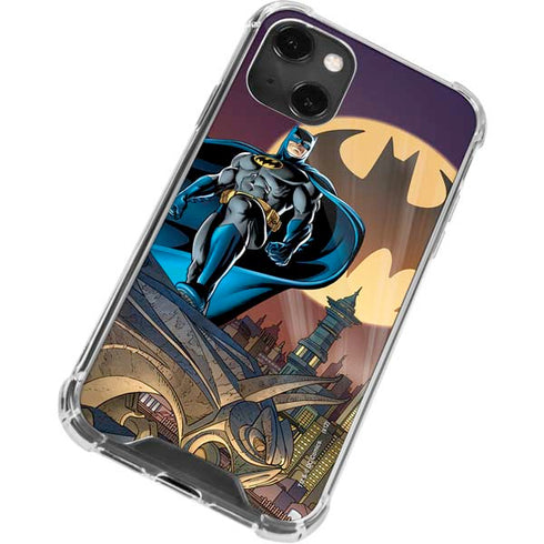 DC Comics Batman Action Pose 90's art iPhone 13 Mini Clear Case