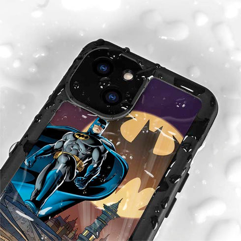 DC Comics Batman Action Pose 90's art iPhone 13 Mini Waterproof Case