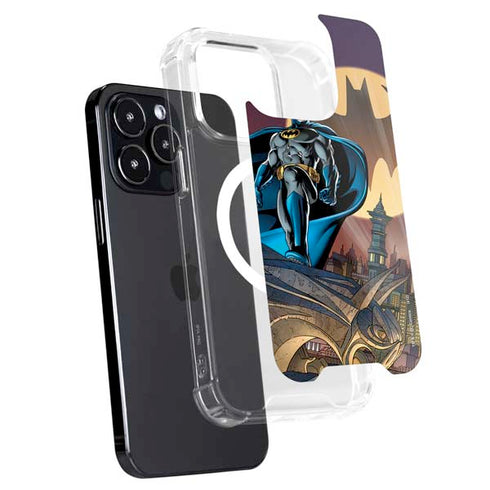 DC Comics Batman Action Pose 90's art iPhone 13 Pro MagSafe Case