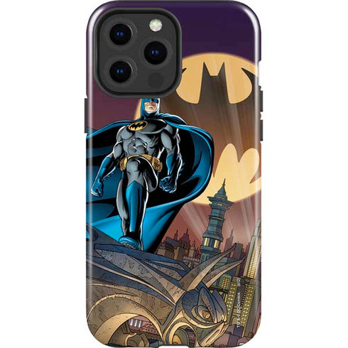 DC Comics Batman Action Pose 90's art iPhone 13 Pro Max Impact Case