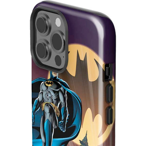 DC Comics Batman Action Pose 90's art iPhone 13 Pro Max Impact Case