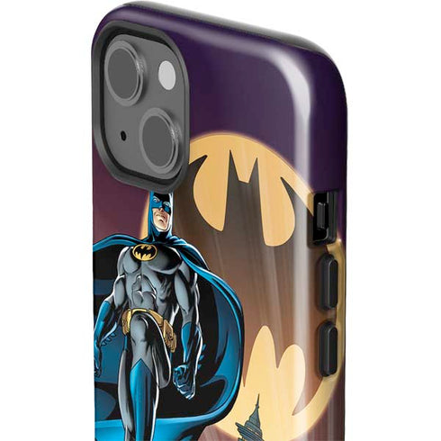 DC Comics Batman in the Sky iPhone 15 Plus Impact Case