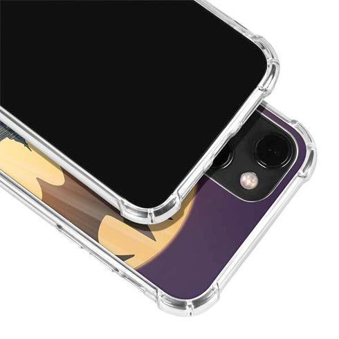 DC Comics Batman Action Pose 90's art iPhone 14 Plus Clear Case