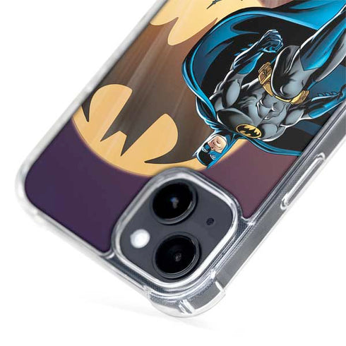 DC Comics Batman in the Sky iPhone 15 Plus MagSafe Case