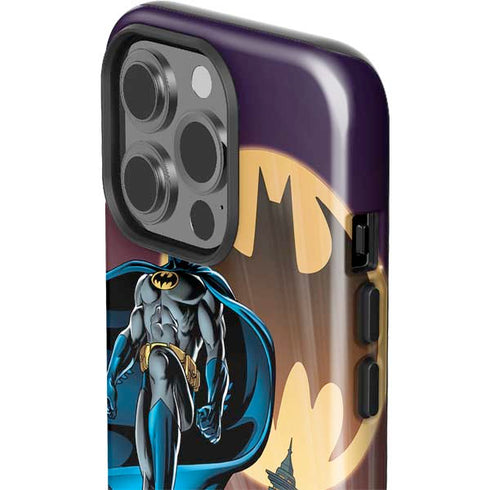 DC Comics Batman Action Pose 90's art iPhone 14 Pro Impact Case