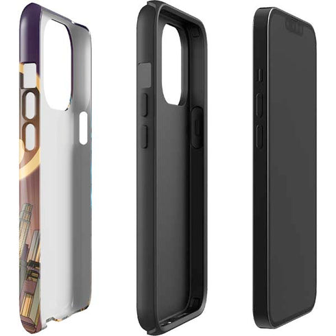 DC Comics Batman Action Pose 90's art iPhone 14 Pro Impact Case