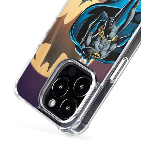 DC Comics Batman Action Pose 90's art iPhone 14 Pro MagSafe Case