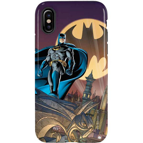 DC Comics Batman Action Pose 90's art iPhone X Pro Case