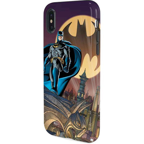 DC Comics Batman Action Pose 90's art iPhone X Pro Case