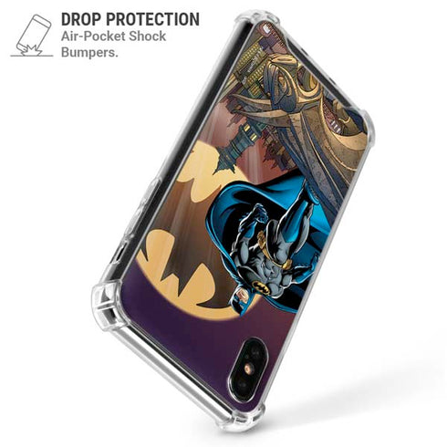 DC Comics Batman in the Sky iPhone XS Max Clear Case