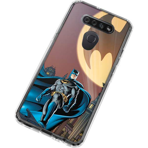 DC Comics Batman in the Sky LG K51/Q51 Clear Case