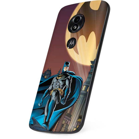 DC Comics Batman Action Pose 90's art Moto E5 Play Skin