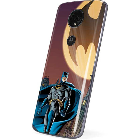 DC Comics Batman Action Pose 90's art Moto E5 Plus Skin