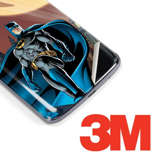 DC Comics Batman Action Pose 90's art Moto E5 Plus Skin