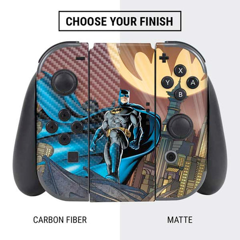 DC Comics Batman Action Pose 90's art Nintendo Switch Bundle Skin