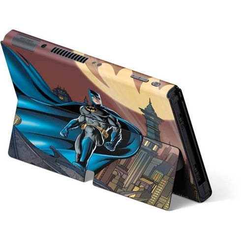 DC Comics Batman Action Pose 90's art Nintendo Switch OLED (2021) Skin