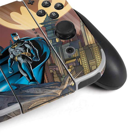 DC Comics Batman Action Pose 90's art Nintendo Switch OLED (2021) Skin