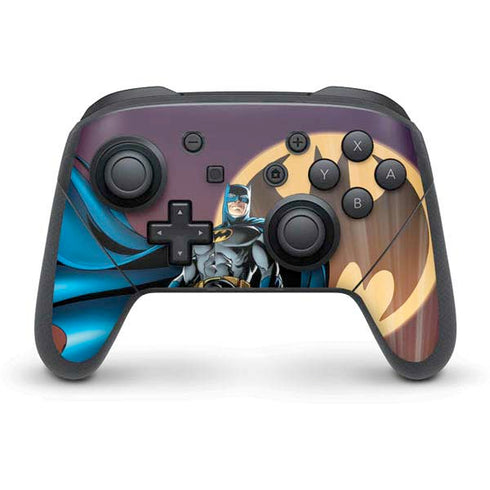 DC Comics Batman Action Pose 90's art Nintendo Switch Pro Controller Skin