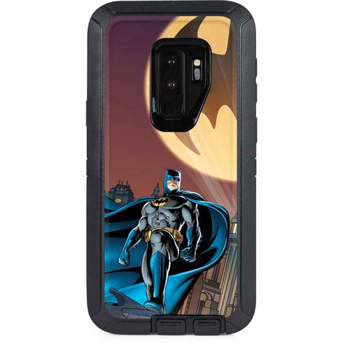 DC Comics Batman Action Pose 90's art Otterbox Defender Galaxy Skin