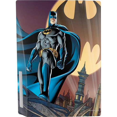 DC Comics Batman Action Pose 90's art PS5 Console Skin