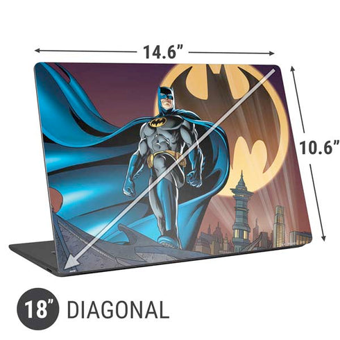 DC Comics Batman Action Pose 90's art Universal Laptop 18in (14.6 x 10.6in) Skin