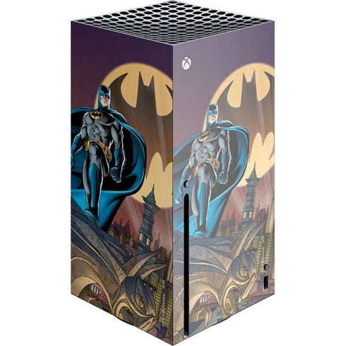 DC Comics Batman Action Pose 90's art Xbox Series X Console Skin