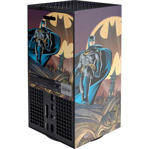 DC Comics Batman Action Pose 90's art Xbox Series X Console Skin